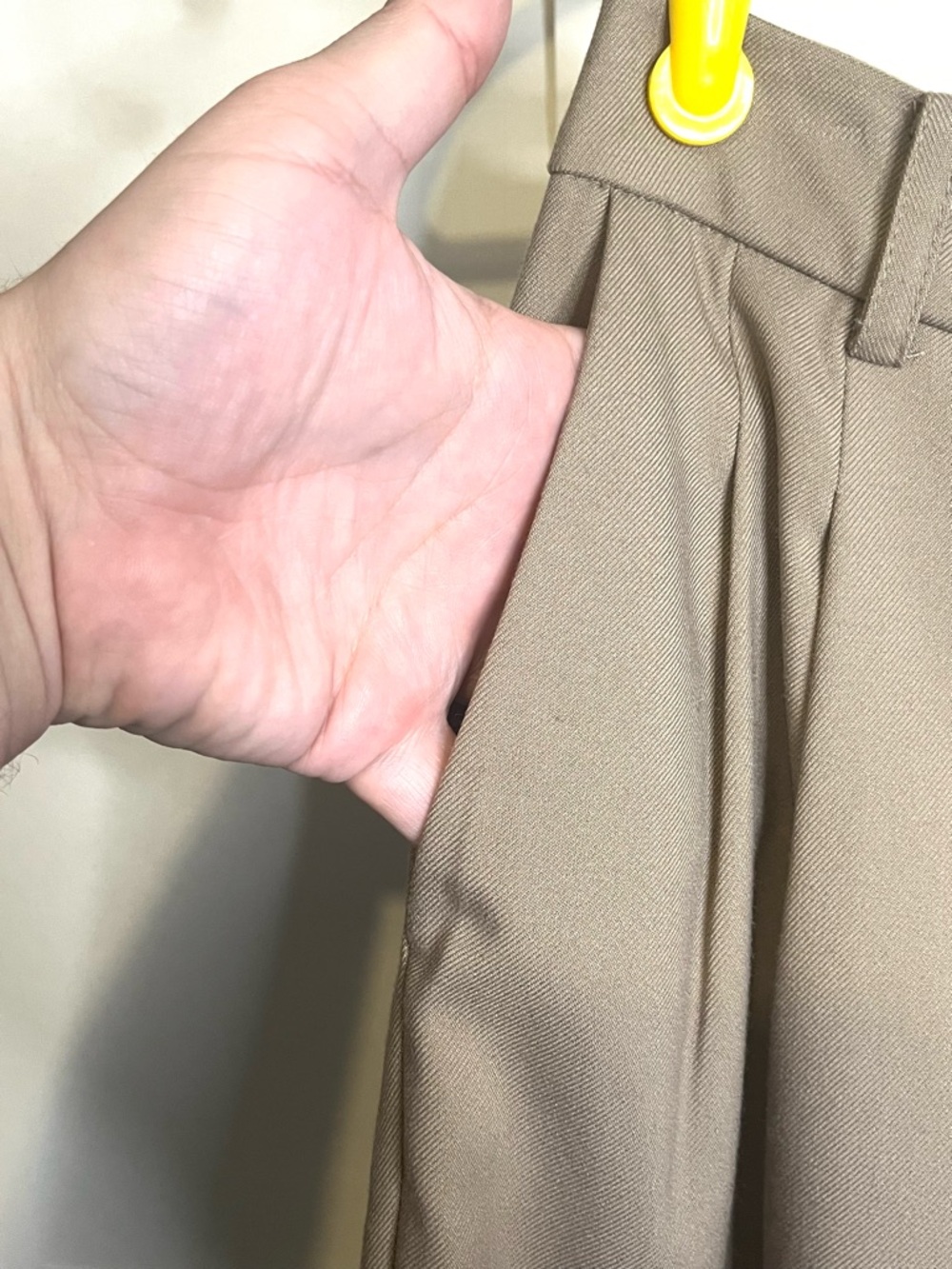 NWT Rails Women’s Size 0 (Waist 25) Marnie Pleated Front Pant in Almond - Picture 10 of 10